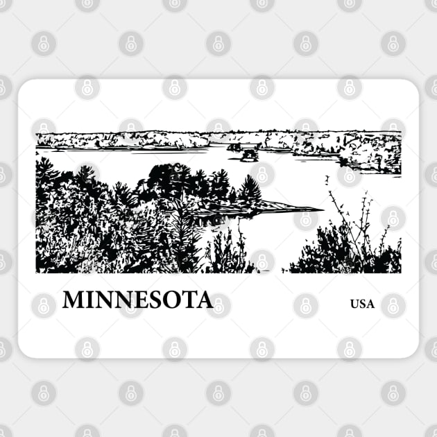 Minnesota USA Magnet by Lakeric